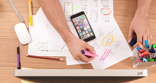 Illustration Site web sur mesure